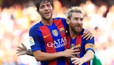 Sergi Roberto anunció que deja el Barcelona: el sentido mensaje que le dedicó Lionel Messi