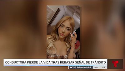 Conductora muere en accidente tras rebasar luz roja