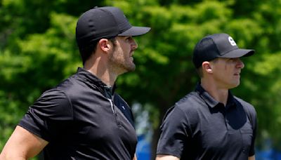 Drew Brees and Derek Carr team up at Zurich Classic Pro-Am golf tournament