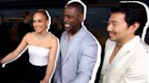 Jennifer Lopez, Simu Liu & Sterling K. Brown Kept Trying To Ad-Lib The Perfect One-Liner For 'Atlas' | Access