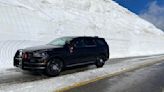 WY DoT shares photos from clearing Beartooth Hwy snow drifts over twice as tall as patrol car