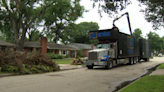 Crews continue cleanup of debris left from storms in Richardson