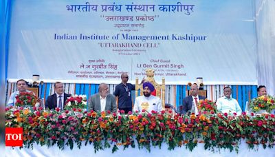 Governor Inaugurates IIM Kashipur's Uttarakhand Cell to Empower Locals - Times of India