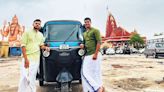 Bantwal: Youths cover 4200 km in 11 fays by auto-rickshaw, visit pilgrimage centers in four states