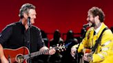 Blake Shelton and Post Malone Surprise Crowd With Live Duet of ‘Somebody Pour Me a Drink’