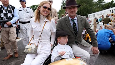 Son of Geri and Christian Horner gets behind wheel of £7k pedal car