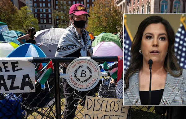 Columbia University protests: Rep. Elise Stefanik calls on Biden admin to deport terrorist supporters on visas