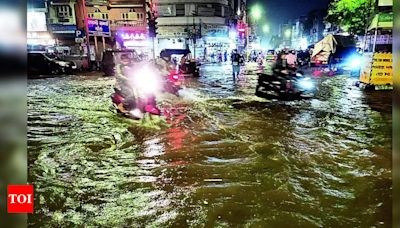 Surat records 101mm rain in two hours | Surat News - Times of India