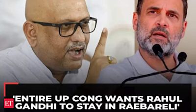 UP Cong chief Ajay Rai urges Rahul Gandhi to stay as Raebareli MP