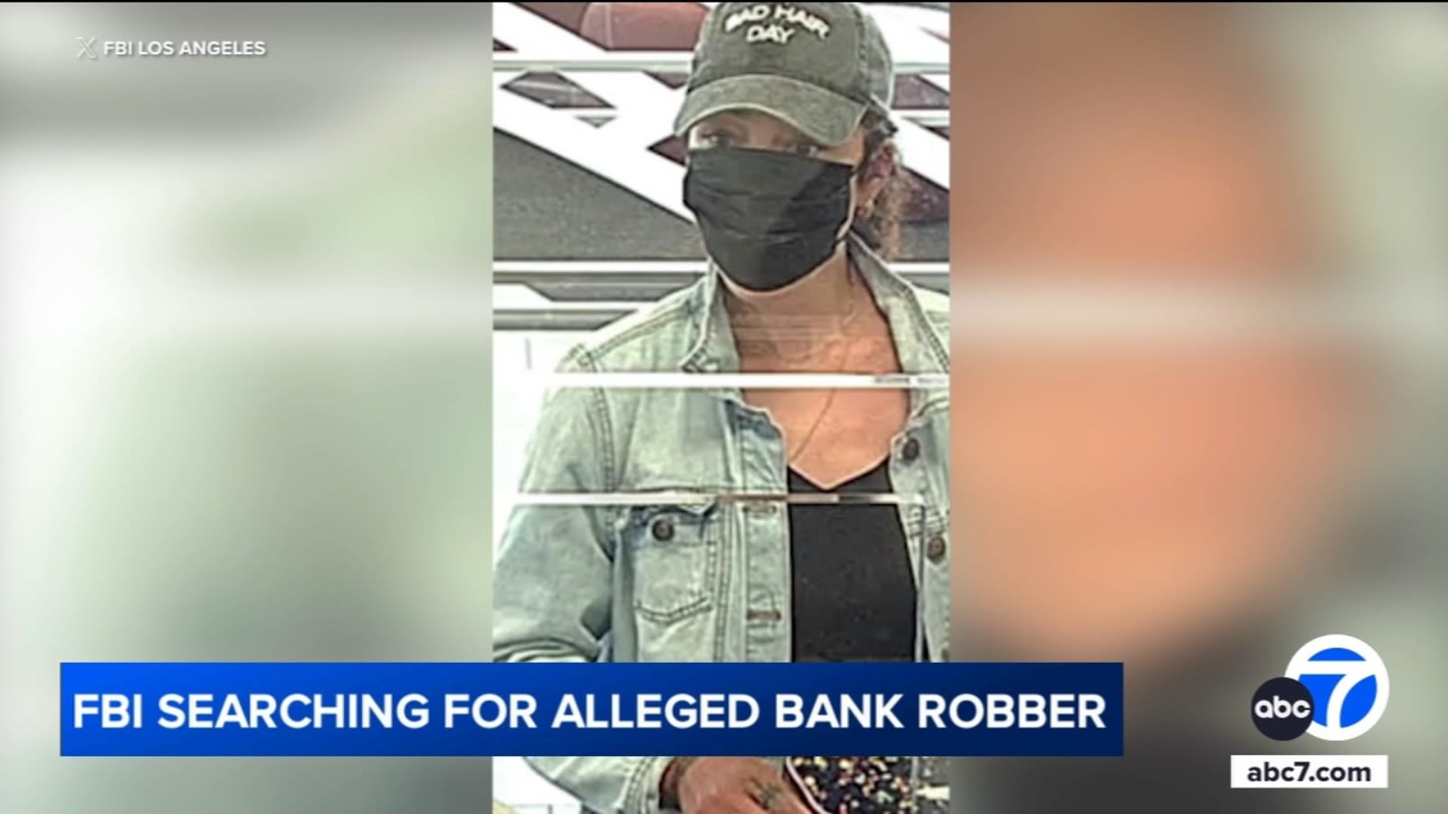 FBI searching for woman accused of robbing Bank of America branch in Gardena