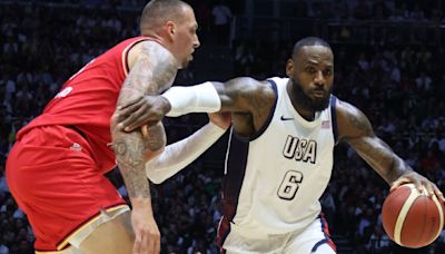 LeBron continues dominance, U.S. edges Germany