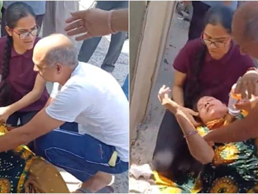 Mother faints, father inconsolable as UPSC aspirant denied entry at Gurgaon centre. Video