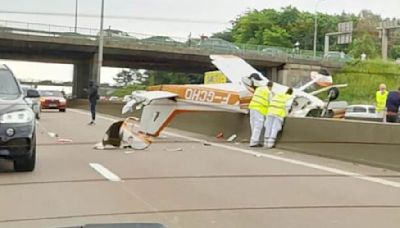 Tragedy as plane crashes into motorway near Paris, killing three