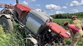 Farm equipment operator extricated from sprayer that ended up in Navan ditch