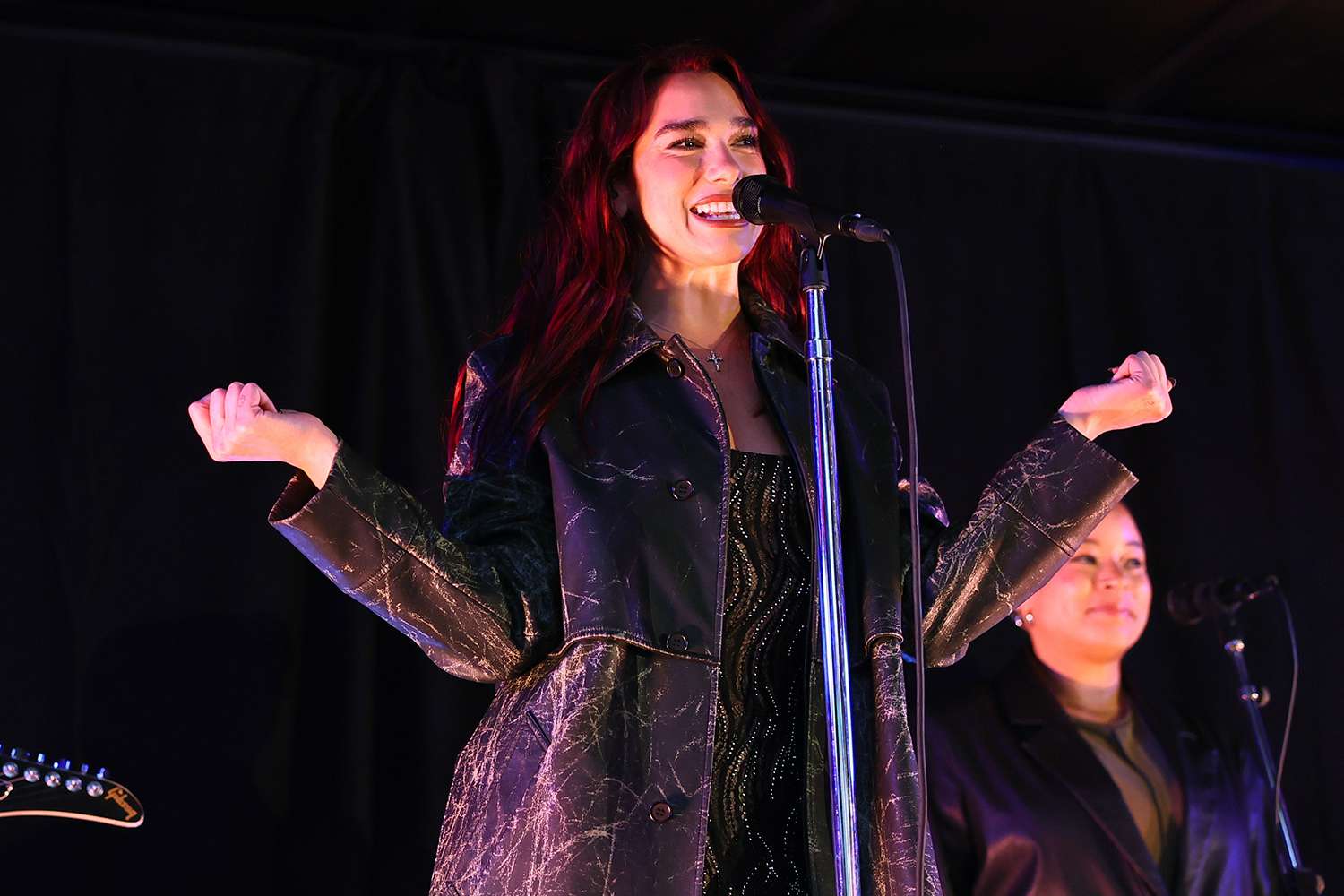 Dua Lipa Performs Surprise Pop-Up Concert in New York City's Times Square — Watch