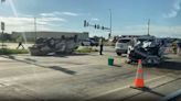 Car flips over near Century High School Wed. evening