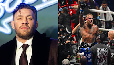 Conor McGregor calls out Jake Paul over what fight fans were saying after his knockout win over Mike Perry