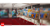 Kolkata hosts open-air exhibition to celebrate the artwork of specially-abled children | Bengali Movie News - Times of India