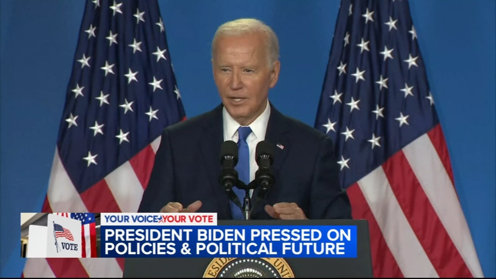 Key moments from President Joe Biden's critical press conference