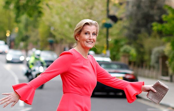 Duchess Sophie Recreated the Iconic Beatles Abbey Road Cover on Her Way to a Charity Gala