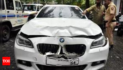 Down with four pegs just four hours ago, Mihir was in a BMW that rammed into the bike; excise officials | India News - Times of India