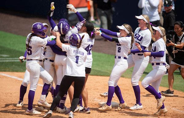 LSU softball wins 14-inning SEC tournament marathon against Alabama in walk-off fashion