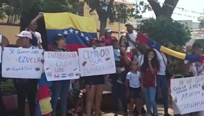 Venezolanos en Perú protestan en regiones contra Maduro: piden intervención internacional por el fraude electoral