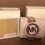 Michael kors/mk6176原廠正品滿天心鑲鑽玫瑰金大字母女士石英腕錶  特價2999元--可超商取貨取付款