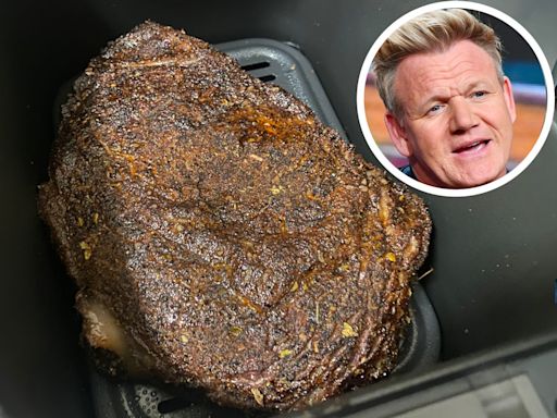 I tried Gordon Ramsay's recipe for air-fryer steak, and I got a perfect result in 20 minutes