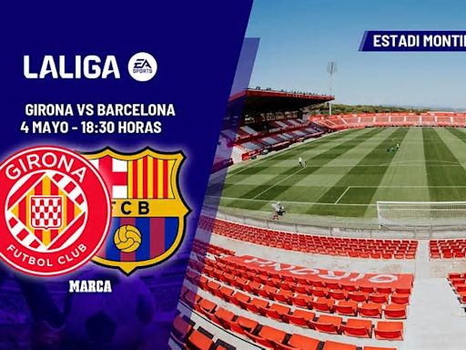 Dónde ver el Girona - Barcelona: a qué hora es hoy y canal de TV del partido de LaLiga EA Sports