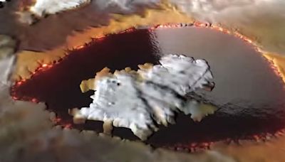 Nasa publica asombroso video de un lago de lava reflectante en infernal luna de Júpiter