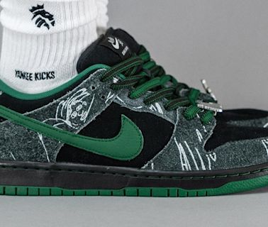 On-Foot Look at the There Skateboards x Nike SB Dunk Low