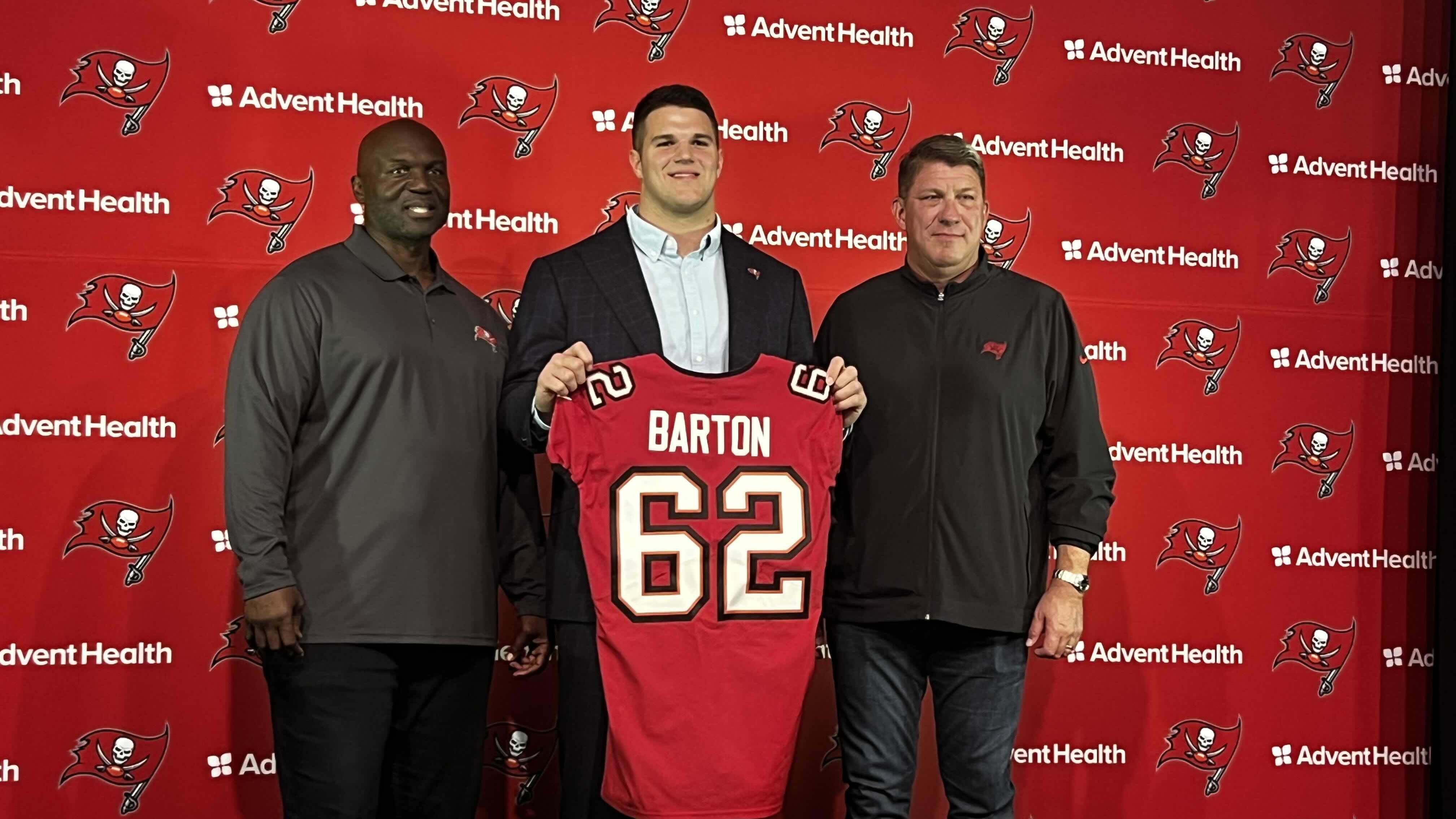 New Buccaneers First Round Draft Pick Graham Barton: 'I'm Ready to Work'