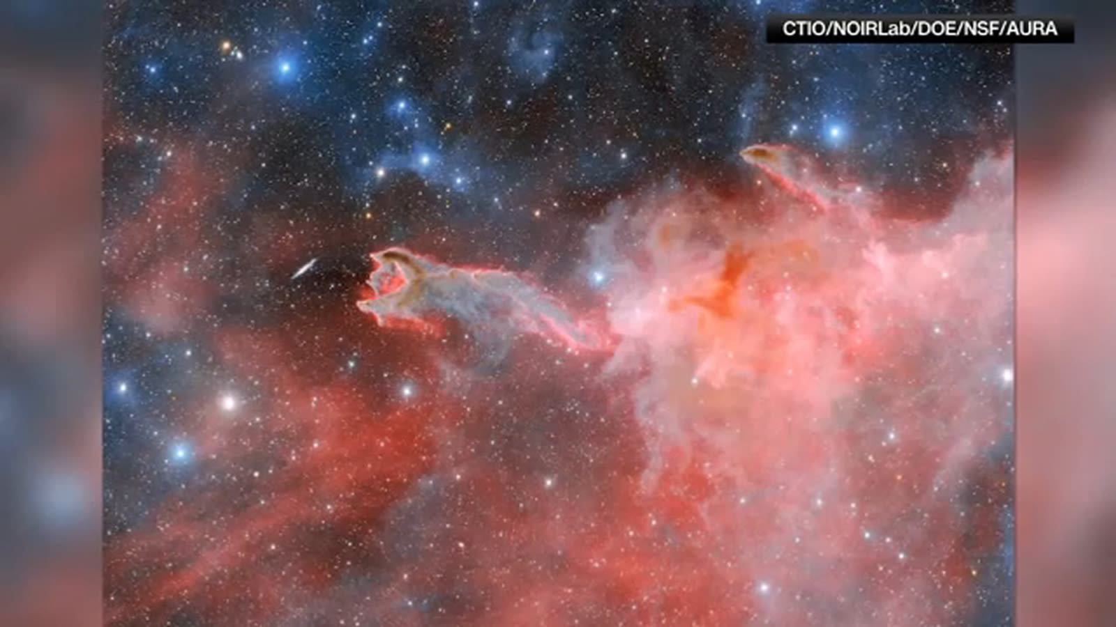 Stunning telescope image shows 'God's Hand' reaching across the Milky Way