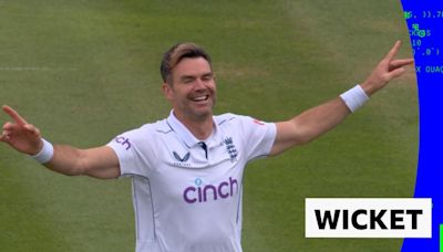 England v West Indies: James Anderson removes Joshua Da Silva