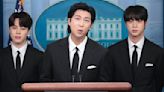 BTS Suits Up for White House Press Briefing in Sharp Suits, Leather Boots & Loafers