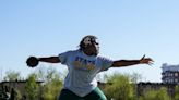 Prior to her freshman year, she had never heard of shot put. Now she's among state's best.