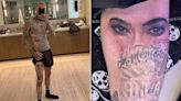 Travis Barker Debuts New Tattoo That Appears to Be of Kourtney Kardashian's Eyes: 'Oh Hey There'