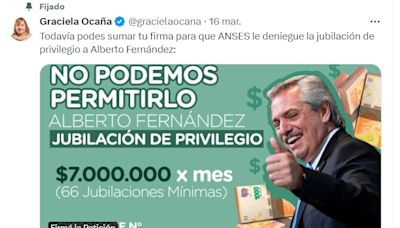 Alberto Fernández recibirá una jubilación de privilegio y un retroactivo millonario