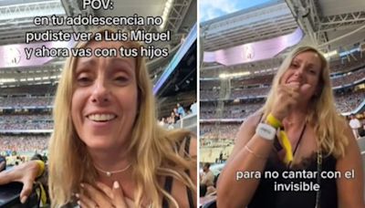 Española se viraliza al ver a Luis Miguel en vivo: “Mi mamá nunca me dejó ir a un concierto de él”