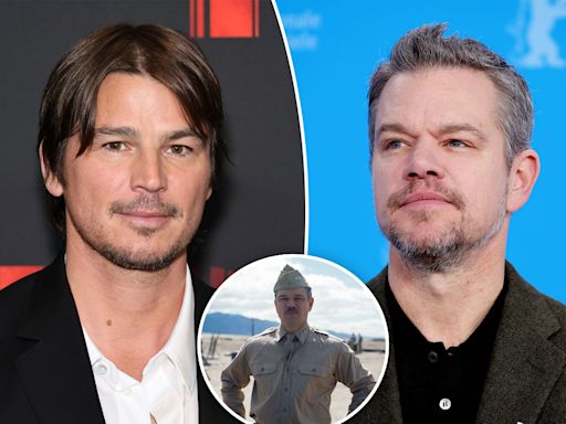 Matt Damon boldly told Josh Hartnett he’d ‘never’ lose the 30 pounds he gained for ‘Oppenheimer’