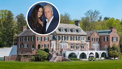 The Westchester County Home of Catherine Zeta-Jones and Michael Douglas Lists for $12 Million