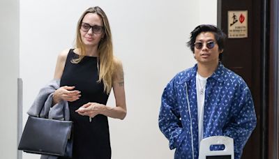 Angelina Jolie makes a rare sighting with son Pax, 20, in LA