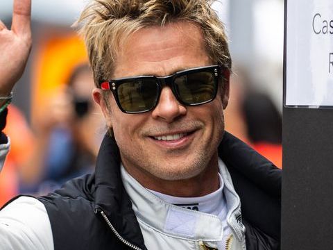 Brad Pitt Makes a Pitstop at the F1 British Grand Prix, Plus Ryan Reynolds and Hugh Jackman, Idris Elba and More