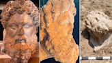 Una escultura de mármol de la cabeza de Zeus fue descubierta en la antigua ciudad turca de Afrodisias