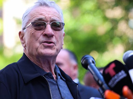 Robert De Niro calls Donald Trump a 'clown' outside hush money trial courthouse