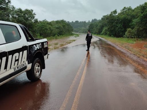 Misiones: atropelló a tres hombres que caminaban por la ruta, mató a uno de ellos y se fugó