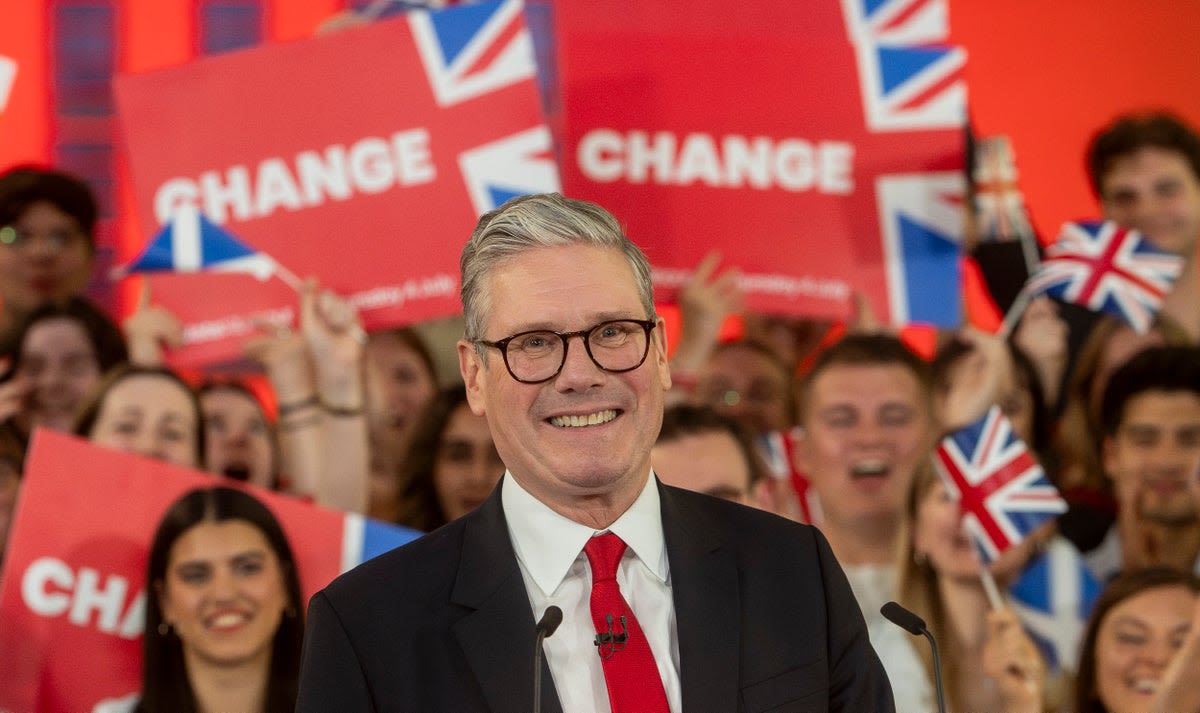 U.K. election results live updates: Starmer meeting King Charles after landslide Labour win as Sunak resigns