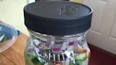 Waiter, there’s a soup in my salad: Marinated Cuke Salad in a jar