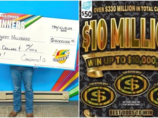 Illinois Lottery player wins $10M top prize on scratch-off game